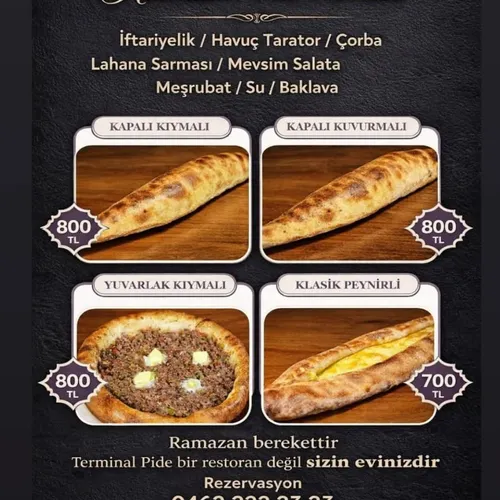 Kavurmalı Pide Menü fotoğrafı